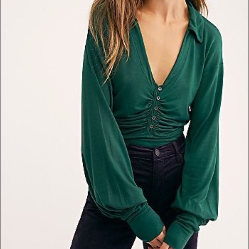 Free People Sydney’s Party Long Sleeve Shirt